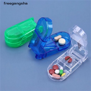 [fgre] cortador de pastillas divisor medio compartimento de almacenamiento caja de medicina tablet titular safe xdg