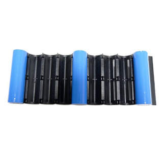 Natu 10PCS 2x10P/2x13P célula de plástico 18650 batería espaciador titular cilíndrico célula soporte para accesorios de almacenamiento de batería (6)