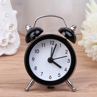 yzz portátil lindo mini batería redonda reloj despertador mesa de escritorio mesita de noche relojes decoración (4)