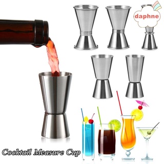 Daphne Drinking Spirit Measure Jigger - taza de cóctel de doble tiro, acero inoxidable, utensilios de cocina, hogar y sala de estar, herramientas de barra