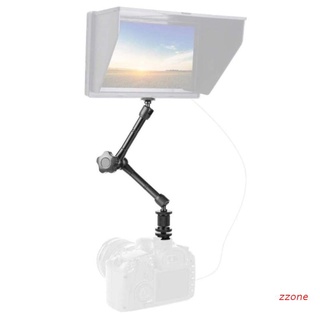 Zzz ajustable para Monitor de cámara abrazadera de Metal de montaje de 11 pulgadas articular brazo de fricción grande Super abrazadera cámaras Rig