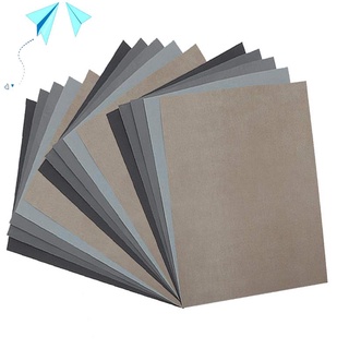 15 piezas de papel de lija húmedo seco 1000 -7000 hojas de papel de lija de alto grano surtidos para lijado de metales de madera automotriz