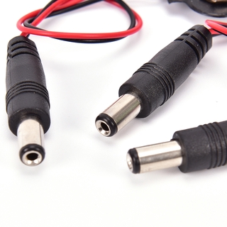 5PCS T tipo 9V DC Cable de alimentación de batería barril conector Jack para Arduino nuevo (5)