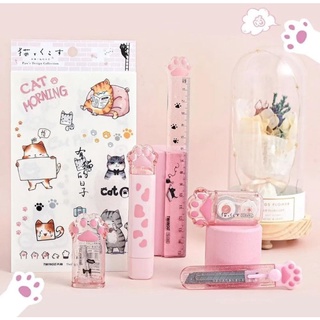 Kit de gatito con productos de papelería
