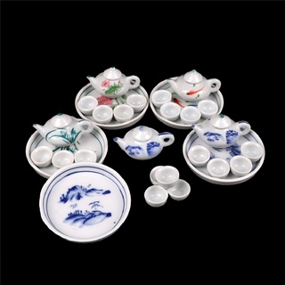[jem] kid pretender juego miniatura de comedor vajilla de porcelana juego de té plato taza de juguete eui (1)