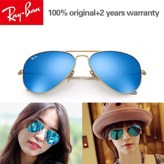 100% Original Ray Ban gafas de sol 3026 3025 mujeres hombres gafas198