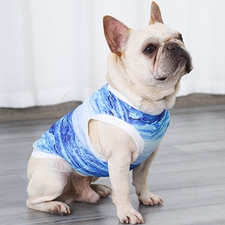 toworld Pet Clothes Cool Color Heatstroke Preventing Breathable Pet Dog Vest Outfit for Summer