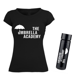 the umbrella academy paquete playera y botella