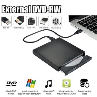 Externo delgado portátil unidad óptica escritor quemador Rewriter CD ROM Drive para PC portátil