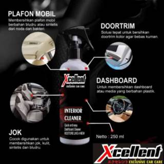 Limpiador de interiores de coche XCELLENT exclusivo limpiador de interiores de coche
