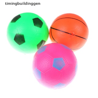 timingbuildinggen 12cm inflable baloncesto fútbol blow up bola niños deportes al aire libre juego juguete tbg