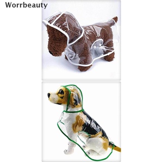 worrbeauty impermeable perro impermeable con capucha transparente mascota perro impermeable ropa para mascotas mx