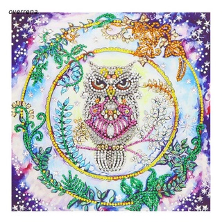 ove Owl 5D Special Shaped Diamond Painting Embroidery Needlework Rhinestone Crystal Cross Stitch Kit DIY