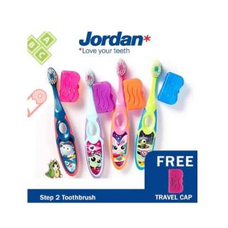 Jordan cepillo de dientes paso 2 envejecido 3-5 años - cepillo de dientes Jordan