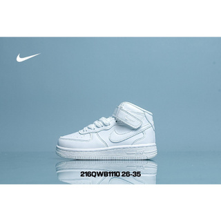 Yhb 100% Original Nike Air Force 1 zapatos de corte alto son adecuados para correr niños y hombres.