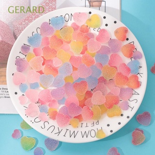 gerard rainbow figurine estrella miniatura artificial suave candy craft 30pc decoración del hogar teléfono azúcar shell parche comida casa de muñecas