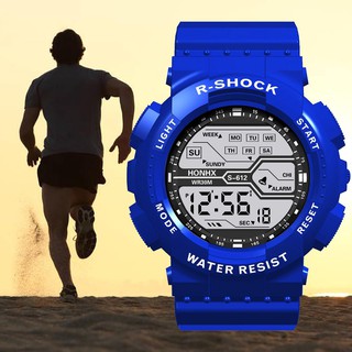 Promotion Relógio Digital LCD à Prova d’Água com Cronômetro e Calendário/Relógio com Pulseira de Borracha Masculino Fashion base6#xdft46567.mx