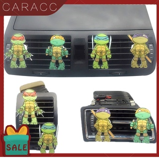 CarAcc Cartoon Ninja Turtle Car Air Vent Freshener Perfume Clip Aroma Diffuser Decor