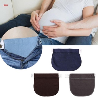 Cinturón De maternidad De embarazo color sólido De Cintura Elástica ajustable alargador con 3 botones Para mujer pantalones Brim Favores