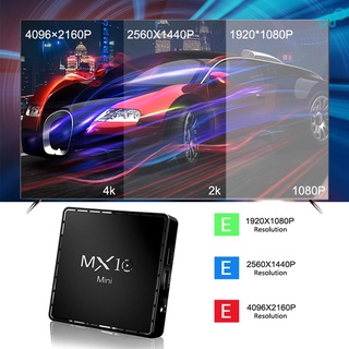 MX10 Mini Android 10.0 Smart TV Box UHD 4K Media Player Allwinner H313 Quad-core H.265 VP9 1GB / 8GB 2.4G WiFi 100M LAN (4)