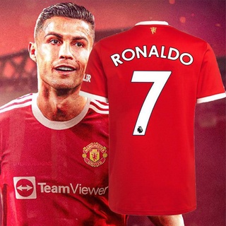 cr7 cristiano ronaldo manchester united f.c. jersey unisex tops fútbol jersey portugal camiseta de fútbol más tamaño camiseta de alta calidad