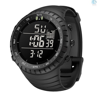 Reloj Digital para hombre, reloj deportivo, impermeable, Digital, LED, electrónico, luminoso, con cronómetro, alarma
