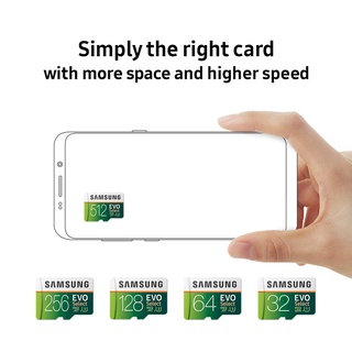 Tarjeta de memoria Samsung EVO 16GB / 32GB / 64GB / 128GB / 256GB / 512GB / 1TB Tarjeta SD Tarjeta de almacenamiento de memoria TF 100MB / s Micro SD Original White Green Card PCMG (3)