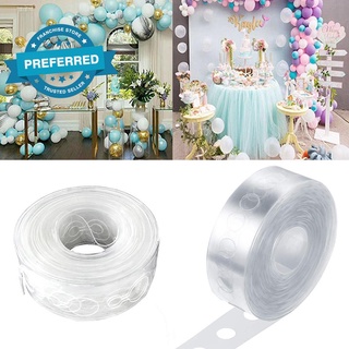 5m Balloon Chain Tape Arch Connect Strip For Wedding Party Decor Birthday G0Y8
