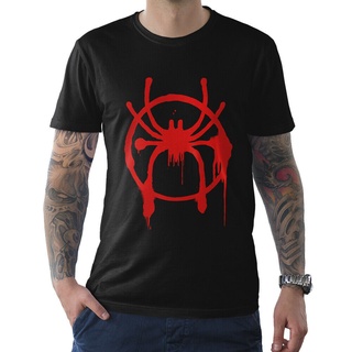 Large Size Spider-Man Miles Morales Comics Loose Cotton T-Shirts Cool