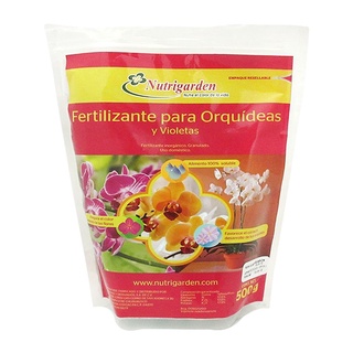 Fertilizante para orquídeas y violetas Nutrigarden 500gr.