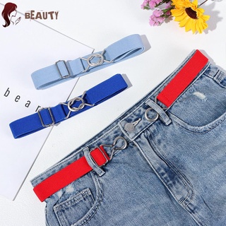 yesbeauty moda cinturón de la cintura de los niños cinturones de color caramelo elástico cinturones estiramiento para pantalones vaqueros ancho ajustable ocio/multicolor