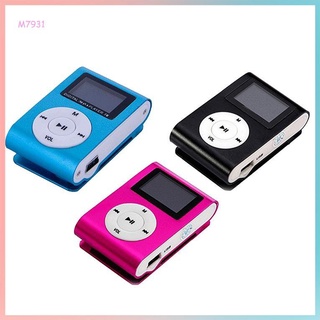 Metal Clip Digital Mini MP3 Player With LCD Screen Support TF Card USB 2.0 (5)