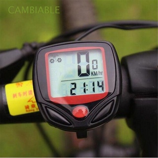 CAMBIABLE Accesorios Cuentakilómetros para bicicletas Impermeable Ciclismo cronómetro Ordenador para bicicleta Montar a caballo Herramienta LCD digital Display Velocimetro (1)