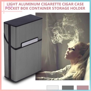 Caja De Cigarros De Aluminio Ligero Para , Bolsillo , Contenedor (1)