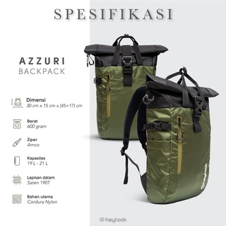 Heylook Official - mochila para ordenador portátil de las mujeres Azzuri mochila de aventura bolsa de las mujeres al aire libre mochila de viaje (2)