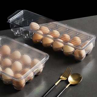 nevera de cocina fresca caja de almacenamiento transparente compartimento caja de almacenamiento tapa huevo caja con t6i0