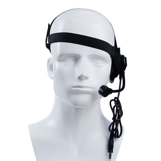 [shopblazing] actividades al aire libre CS campo equipo de camping montado en la cabeza táctica redondeada unilateral auriculares de silicona