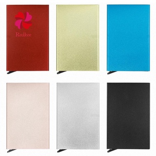 REDKEE Aluminum Bank Credit Card Package Card Holder RFID Business ID Card Case