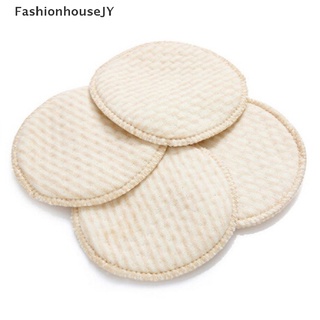 fashionhousejy - almohadilla de lactancia (4 unidades, algodón orgánico natural, lavable, lavable, venta caliente)