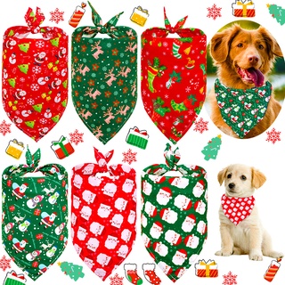 Ddcc toalla Triangular con estampado De navidad Para Saliva/perros/Gatos