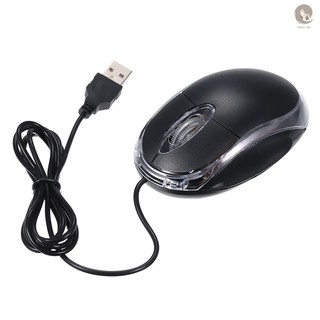 Mouse Óptico Wired 800dpi Mini Mouse móvil Portátil con puerto Usb 3 botones Para Pc Laptop De escritorio Apto Para Le (delgado)