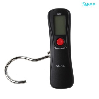 Swee 50kg/10g Portable Electronic Digital LCD Travel Luggage Weight Hanging Hook Scale