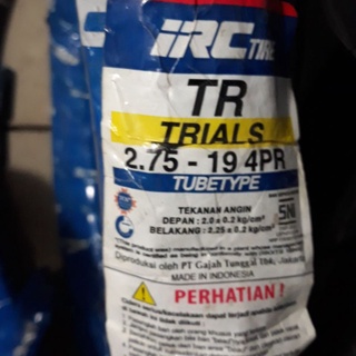 Irc TR 275-19 Trial Tubetype neumático 2.75-19