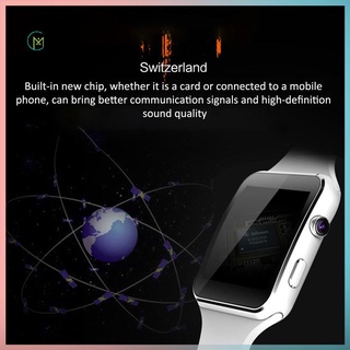 prometion x6 pantalla curva inteligente reloj de pulsera teléfono para samsung/iphone/android