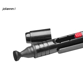 Jm herramienta de limpieza de la pluma de doble cabeza de la lente de la cámara cepillo reutilizable para auriculares (8)