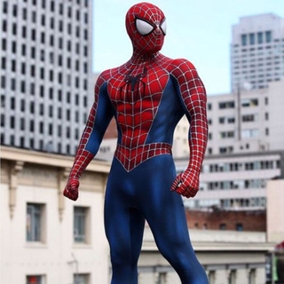 Raimi Cosplay Spiderman Adult Kids disfraz Spider-Man Halloween Zentai Jumpsuit
