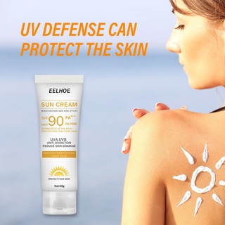 🌈[FN] Protector Solar Facial Cuerpo Blanqueamiento Crema De La Piel Protectora Anti-Envejecimiento control De Aceite Hidratante SPF 90 (1)