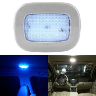 Luz de lectura azul bombilla Interior del coche LED lámpara de techo ventosa USB carga