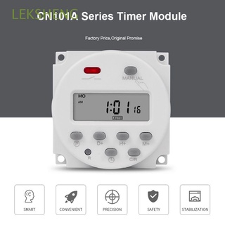 LEKSHENG 7 Days Timer Switch Rechargeable Battery Digital Timer Time Relay Automatic Loop Programmer 5V 12V 24V 110V 220V Programmable CN101A
