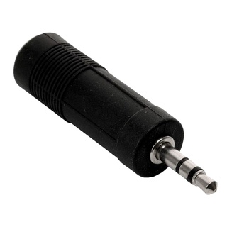 Adaptador de plug 3.5 mm Macho a jack 6.3 mm Hembra, estéreo